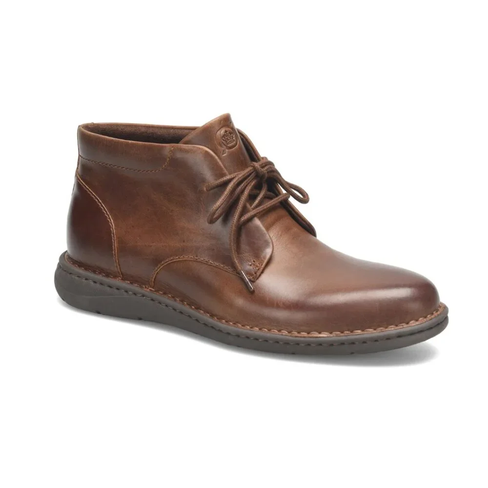 Børn Leather Chukka Boots Brown Soft Footbed Casual Comfort‎ – Men’s 11.5M